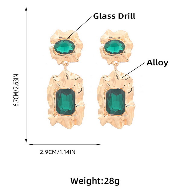 Alloy earrings 2022-6-14-007